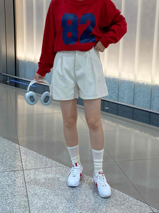 Simple Basic Cotton Plain Shorts