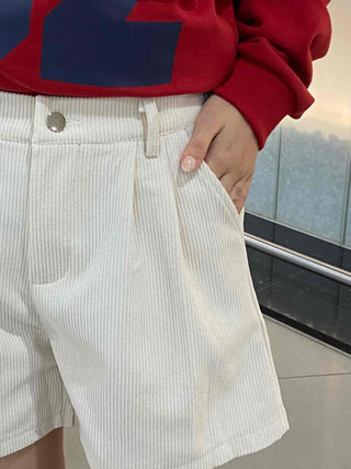 Simple Basic Cotton Plain Shorts