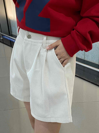 Simple Basic Cotton Plain Shorts