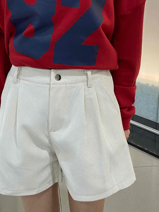 Simple Basic Cotton Plain Shorts