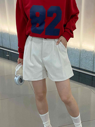 Simple Basic Cotton Plain Shorts