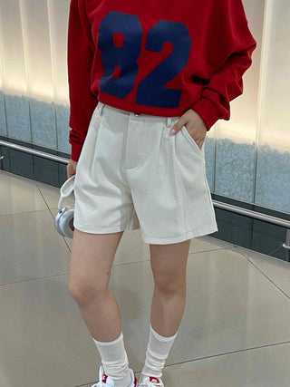 Simple Basic Cotton Plain Shorts