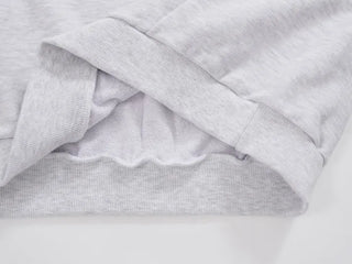 Comfort Numbering Off-Shoulder Sweatshirt