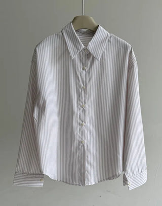 Daily Oversized Striped Shirt