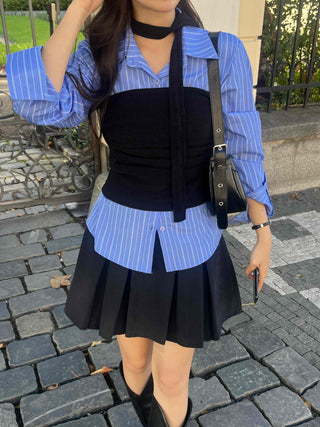Daily Choker Bustier Sleeveless Top