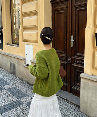 Loose-fit Spring/Autumn Cardigan