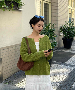 Loose-fit Spring/Autumn Cardigan