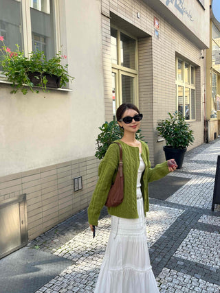 Loose-fit Spring/Autumn Cardigan
