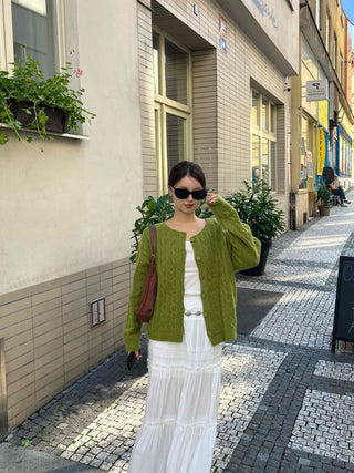 Loose-fit Spring/Autumn Cardigan