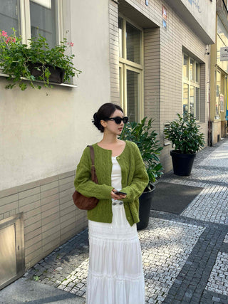 Loose-fit Spring/Autumn Cardigan