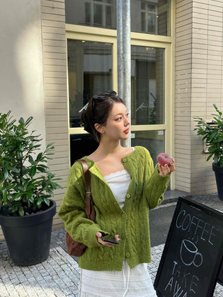 Loose-fit Spring/Autumn Cardigan