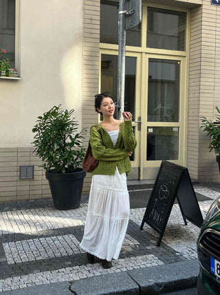Loose-fit Spring/Autumn Cardigan