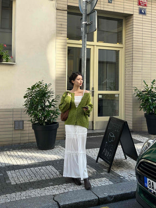 Loose-fit Spring/Autumn Cardigan