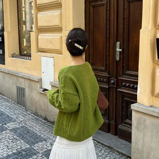 Loose-fit Spring/Autumn Cardigan