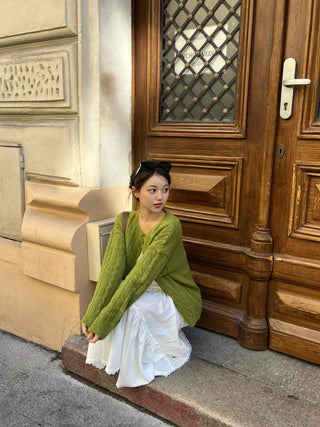 Loose-fit Spring/Autumn Cardigan