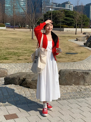 Bella Basic V-neck Long Sleeve Knit Cardigan