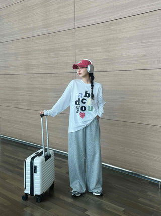 Side Cut Training Wide Pants