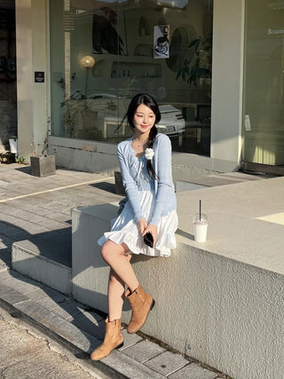 Nella Frill Chiffon Mini Skirt