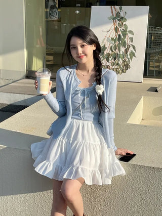 Nella Frill Chiffon Mini Skirt