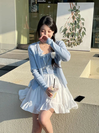 Nella Frill Chiffon Mini Skirt