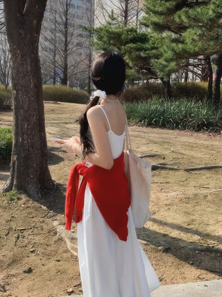 Ena Layered Flare Long Dress