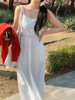 Ena Layered Flare Long Dress