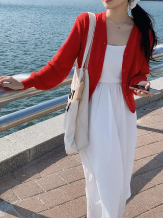 Ena Layered Flare Long Dress