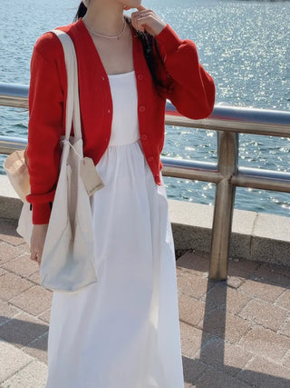 Ena Layered Flare Long Dress