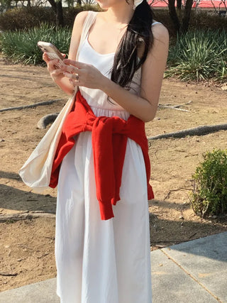 Ena Layered Flare Long Dress