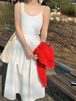 Ena Layered Flare Long Dress