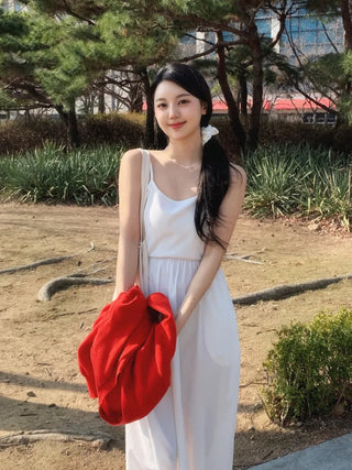 Ena Layered Flare Long Dress