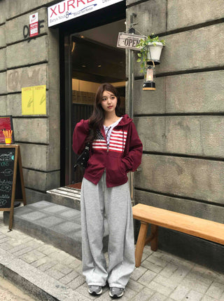 Daily Crack American Flag Zip-up Hoodie