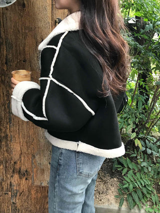 Minimalist Autumn Shearling Jacket