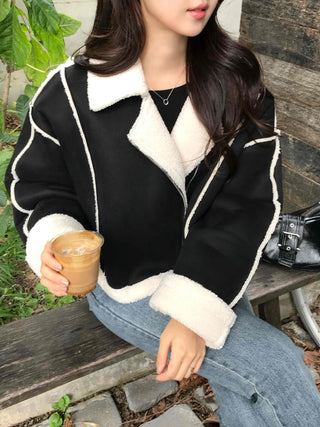 Minimalist Autumn Shearling Jacket