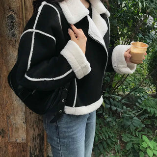 Minimalist Autumn Shearling Jacket