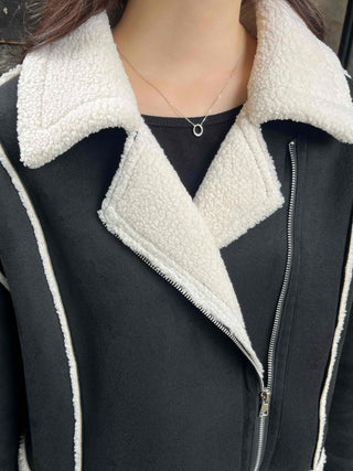 Minimalist Autumn Shearling Jacket