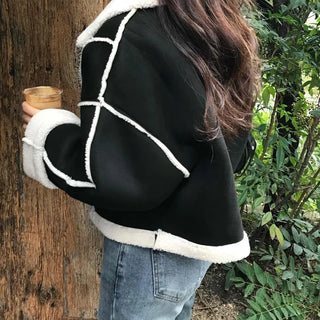 Minimalist Autumn Shearling Jacket