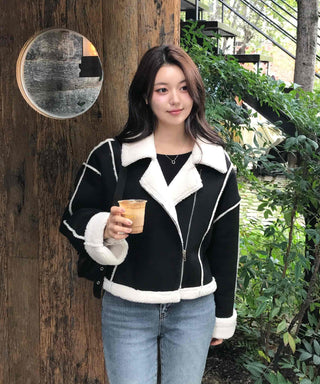 Minimalist Autumn Shearling Jacket