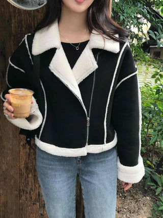 Minimalist Autumn Shearling Jacket