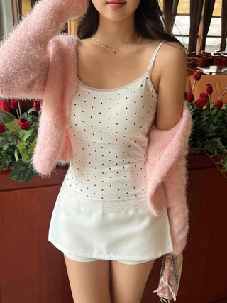 Kitsch Dot Sleeveless Top