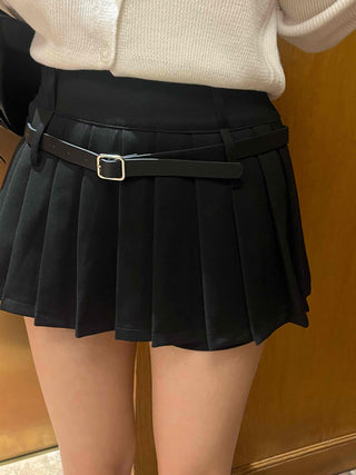 Romantic Pleated Mini Skirt