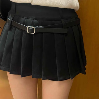Romantic Pleated Mini Skirt
