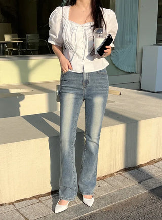 Ari Vintage Washed Slim Bootcut