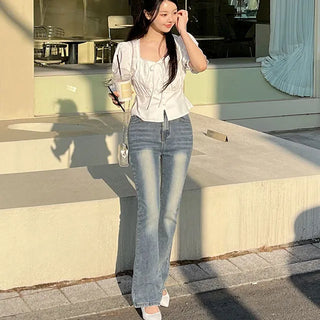 Ari Vintage Washed Slim Bootcut