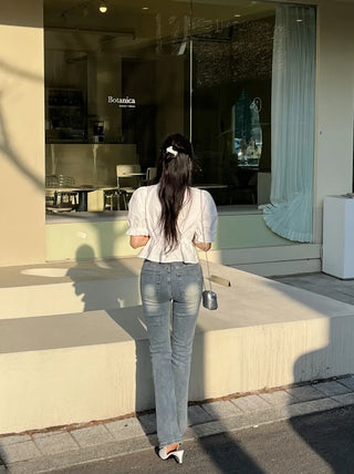 Ari Vintage Washed Slim Bootcut