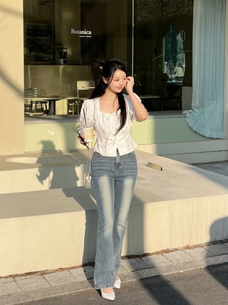 Ari Vintage Washed Slim Bootcut