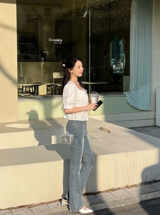 Ari Vintage Washed Slim Bootcut