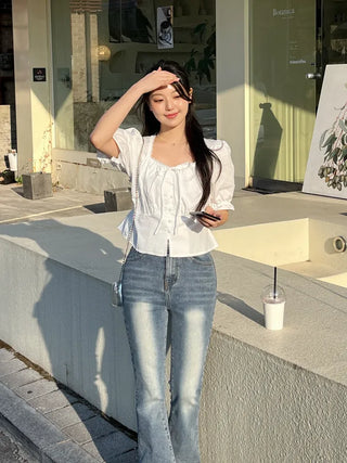 Ari Vintage Washed Slim Bootcut