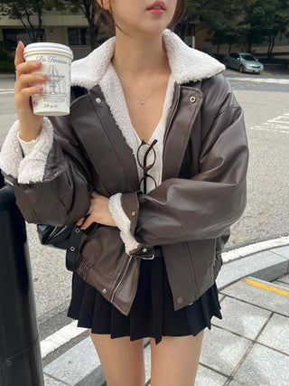 New Basic Shearling Mustang