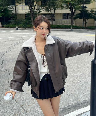 New Basic Shearling Mustang